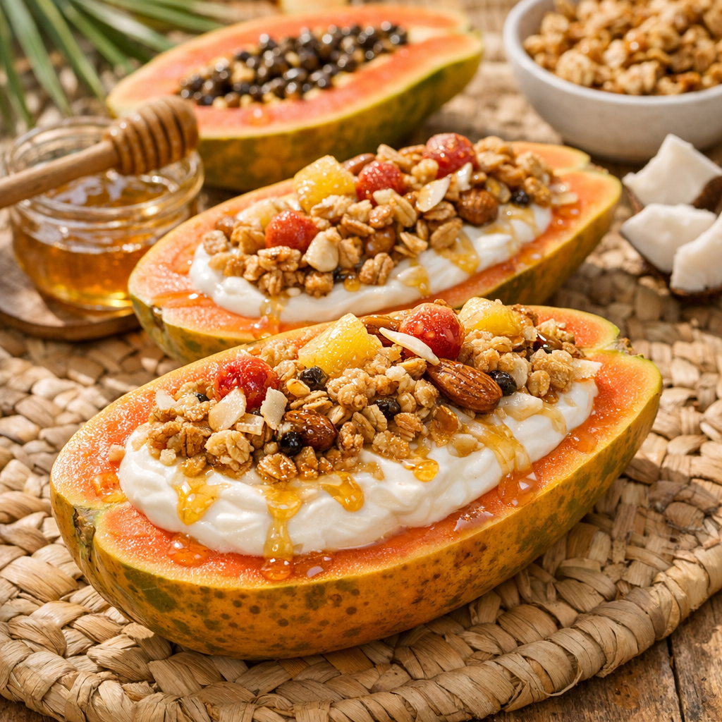 Papaya Boat Recipe