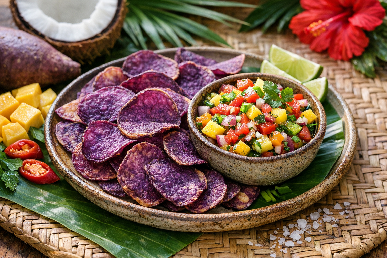 ‘Uala Chips and Salsa Recipe