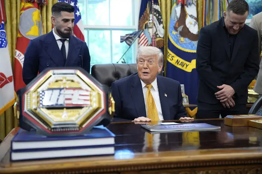El presidente de Estados Unidos, Donald Trump, participa en un acto, este 6 de mayo de 2026, en la Casa Blanca.