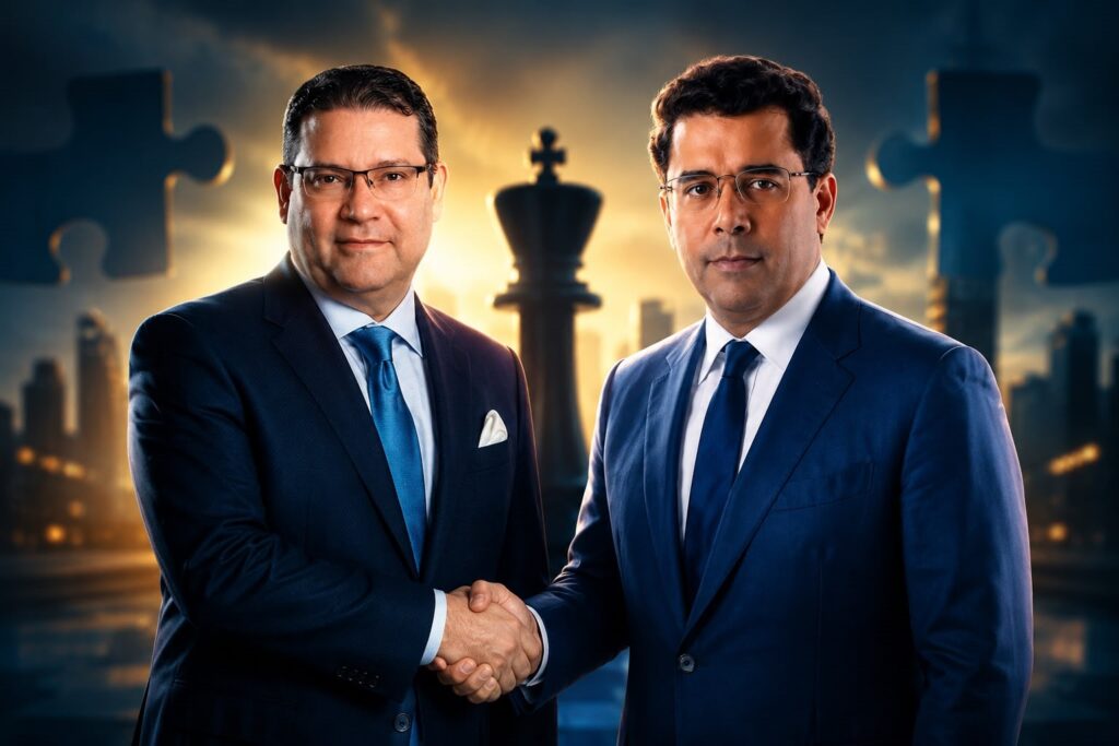 Ministro de Turismo, David Collado y Ministro de Industria, Comercio y Mypimes, Yayo Sanz Lovatón