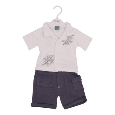 LORENZO Baby Boy Shirt & Shorts Set