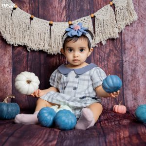 LINI Baby Girl Dungaree Set