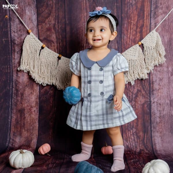 LINI Baby Girl Dungaree Set