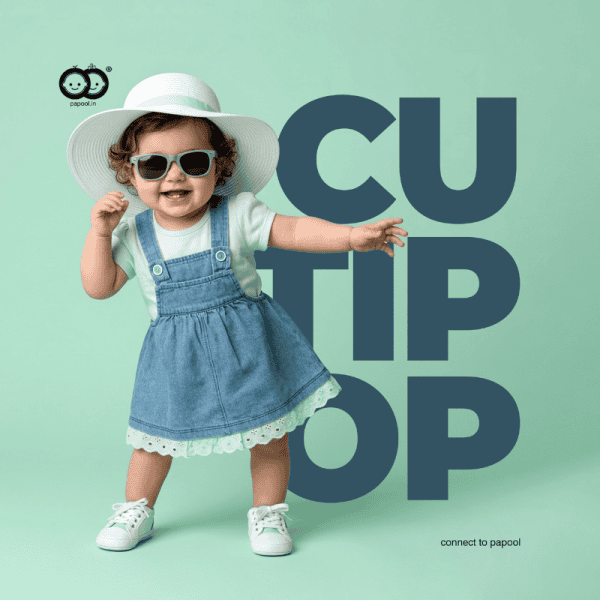 Cute Baby Denim Dress Outfit