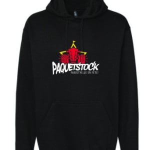Kangourou (Hoodie) Paquetstock (Noir) Unisex