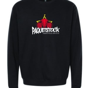 Molleton à col rond (Noir) Unisex
