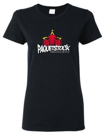 T-Shirt (Noir) pour enfants, femmes et hommes – Image 2