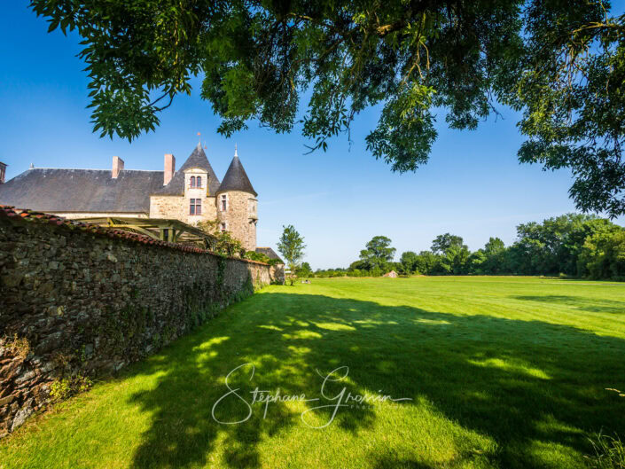 The garden of the Logis de la Chabotterie