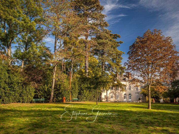 Le parc Clemenceau de la ville de Chantonnay en Vendée