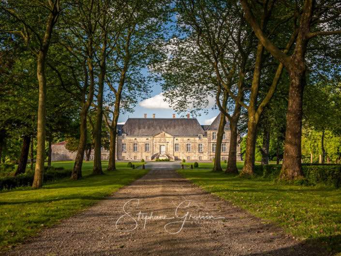 Photographs of the park of the Château de La Baugisière