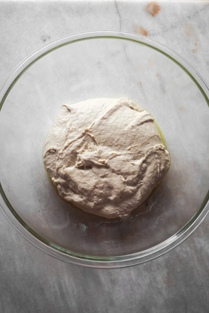 Masa pan pita sin fermentar