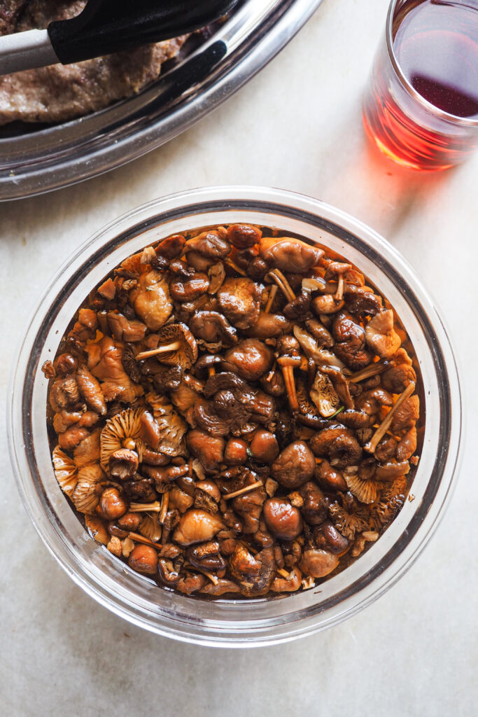 senderuelas secas en remojo