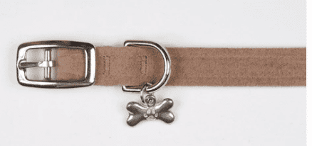 Ultrasuede Plain Dog Collar