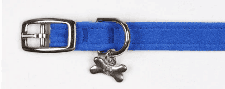 Ultrasuede Plain Dog Collar
