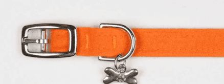 Ultrasuede Plain Dog Collar