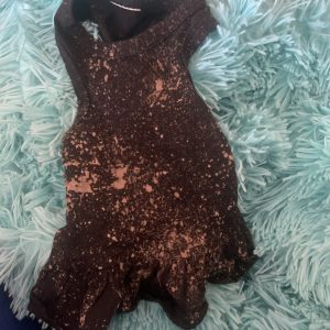 clearance black tank flounce dress