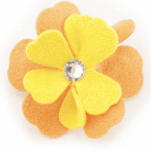 darla flower dog bow