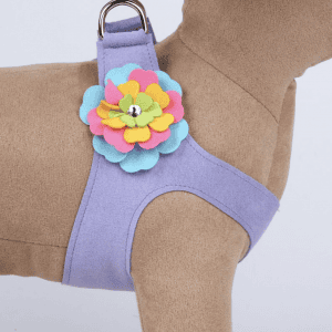 TINKIES GARDEN FANTASY FLOWER STEP IN DOG HARNESS