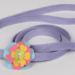 fantasy flower dog leash