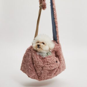 hipster fur sling dog bag by louisdog