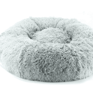 Shag Dog Bed in Platinum by Susan Lanci