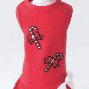 Candy Cane Dog Dress