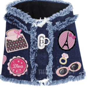 Diva in Paris Denim Harness Vest