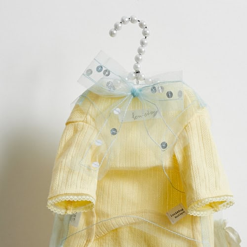 Lemon Smoothie Tee by Louisdog made from lightweight 100% cotton eyelet fabric for stylish everyday comfort.