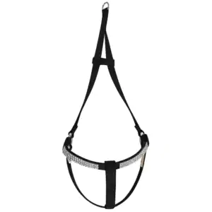 3 row giltmore step n go harness in black