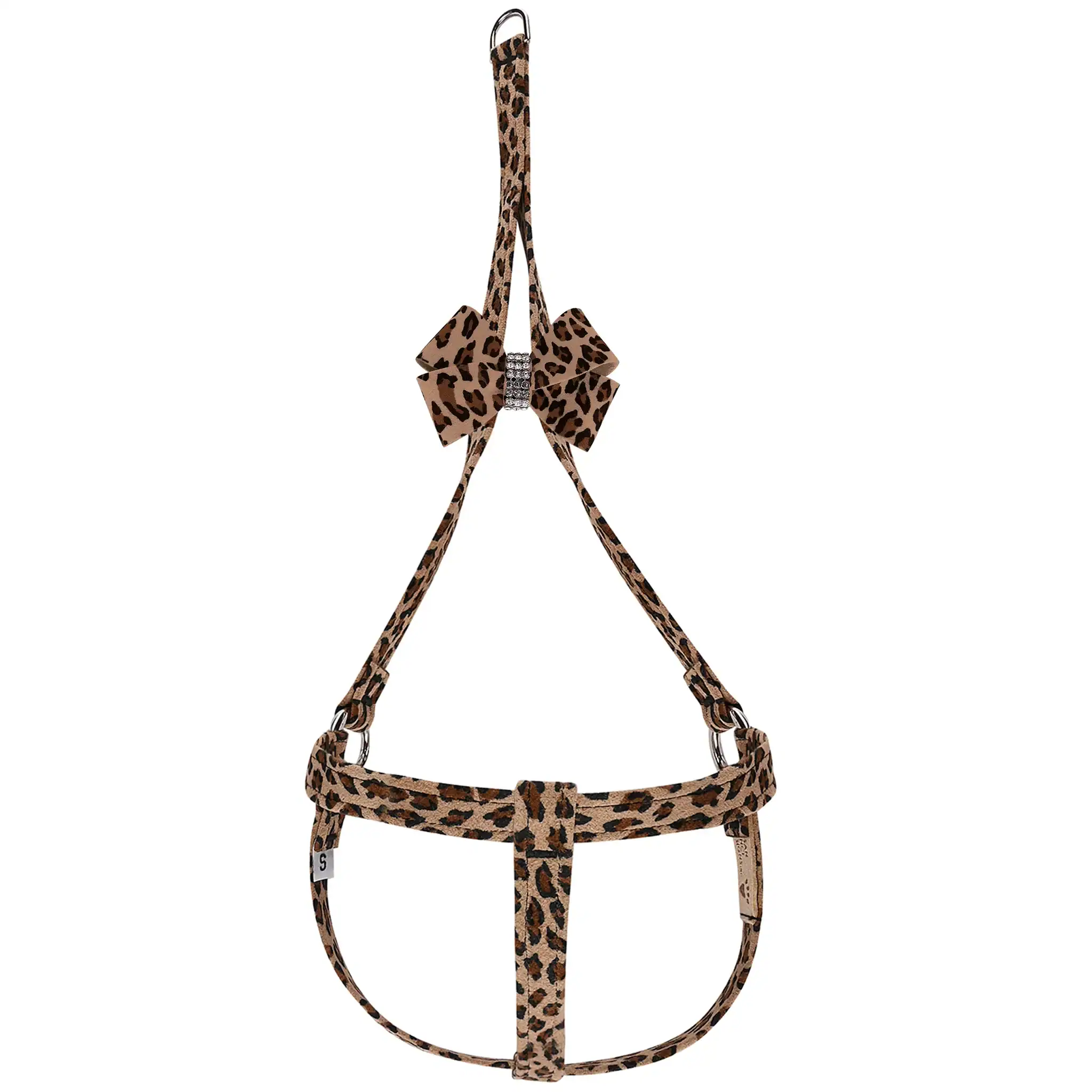 Cheetah Nouveau Bow Step N Go Harness by Susan Lanci Designs