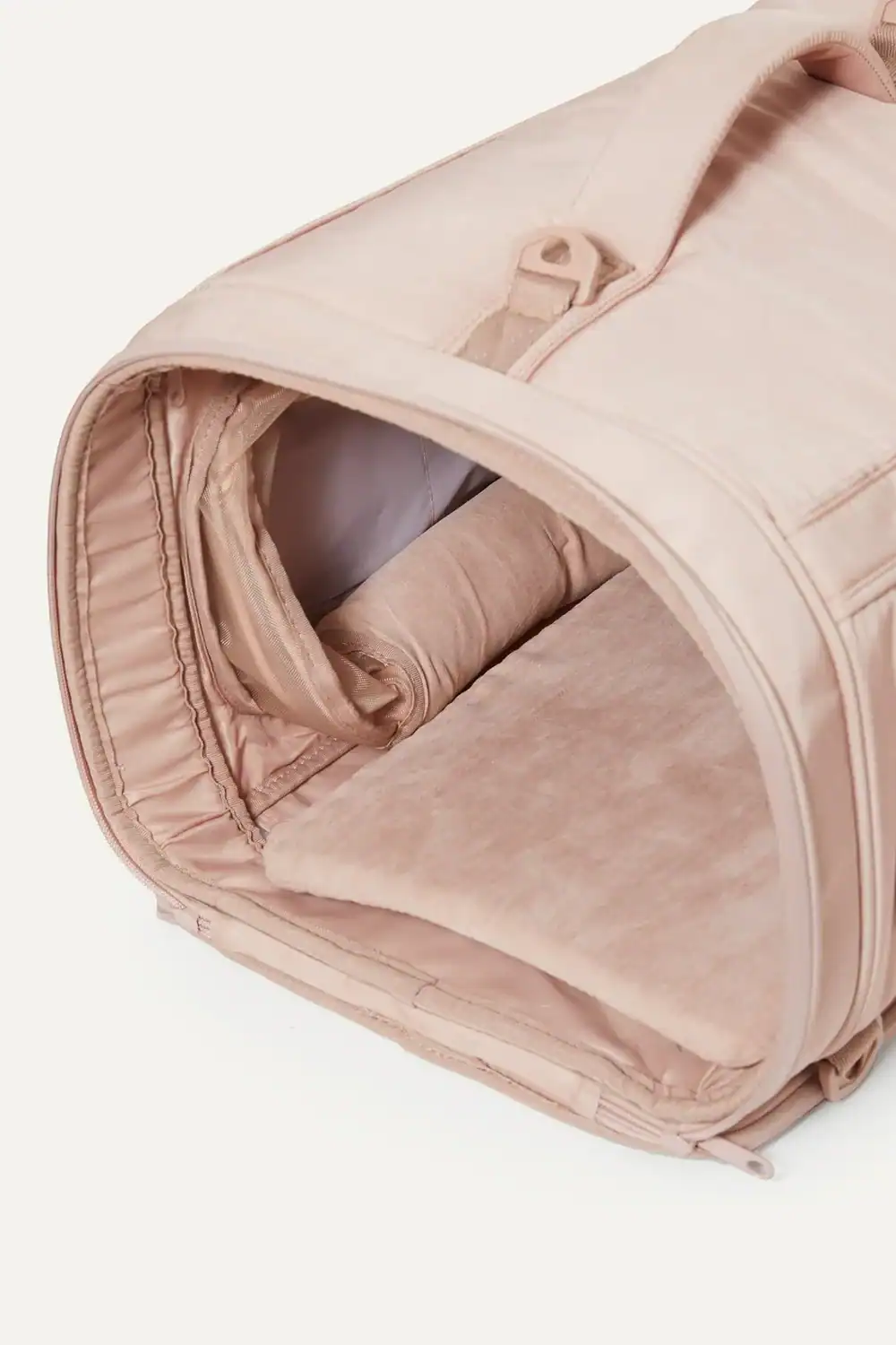 all in one travel carrier by maxbone in light camel