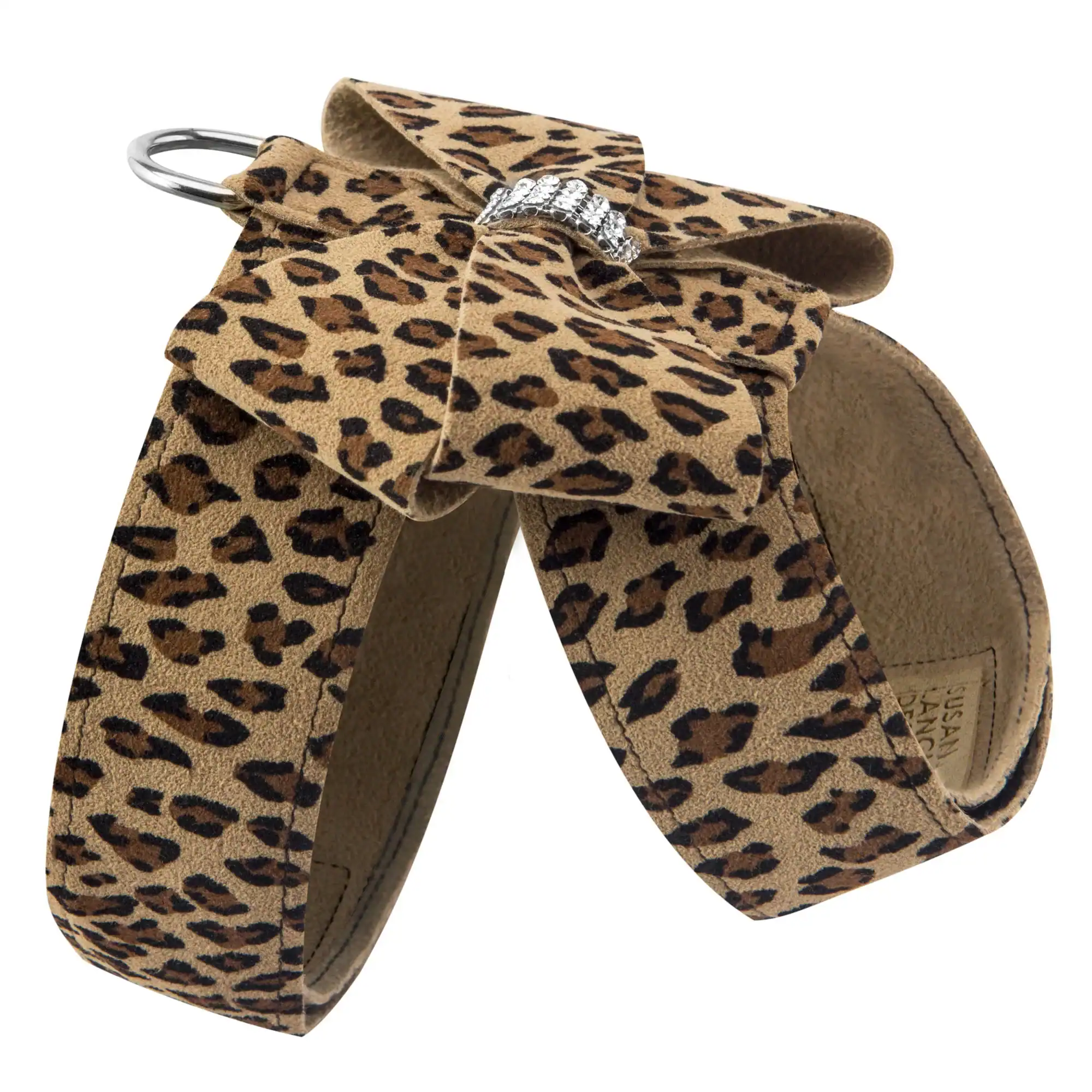 Nouveau Bow Tinkie Harness in jungle prints by Susan Lanci Designs at Paws With Fashion