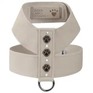 Embroidered Paws Tinkie Harness by Susan Lanci Designs | Luxury Fashionable Dog Harness