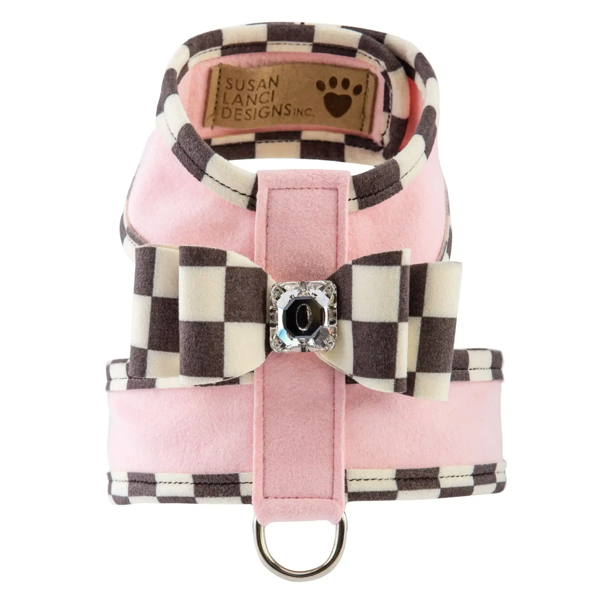 Tinkie Harness with Windsor Check Big Bow & Trim