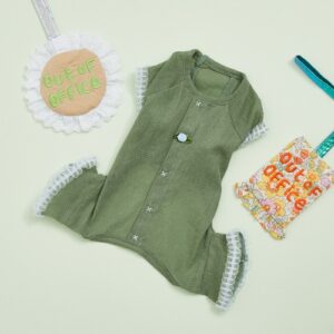 Playful Tracksuits/Deep Green by Louisdog at Paws With Fashion