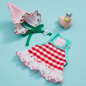 Louisdog Pool Club in Cherry Mint at Paws With Fashion