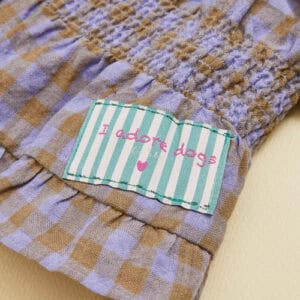 Adore Gingham Dog Dress by Louisdog
