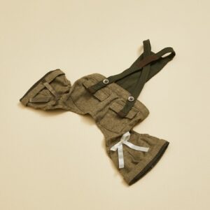 Khaki Cargo Dog Pants by Louisdog