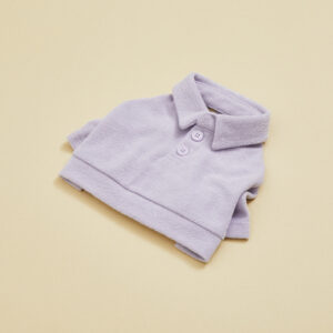 Lavender Pique Dog Shirt by Louisdog