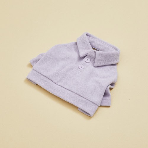 Lavender Pique Dog Shirt by Louisdog