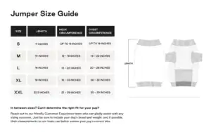 Christian Cowan Holiday Glitz Jumper by Maxbone Size Chart
