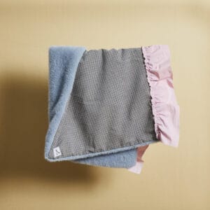 Baby Gingham Cotton Blanket by Louisdog