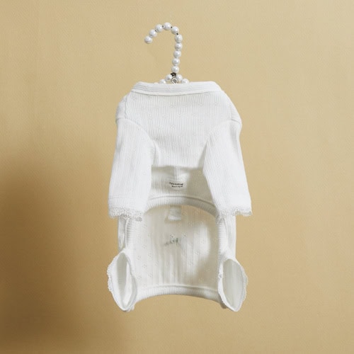 Eyelet All-in-One in White by Louisdog