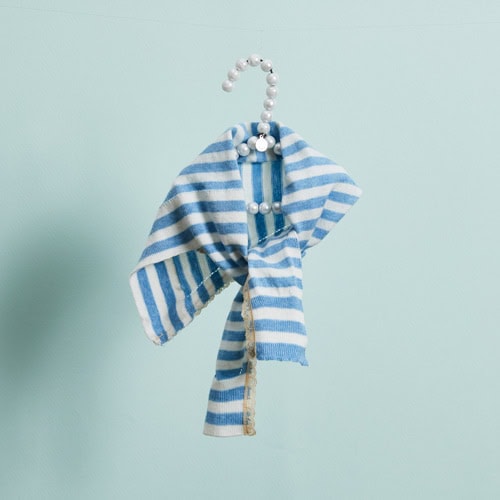 Cardie Scarf in Bluebell by Louisdog