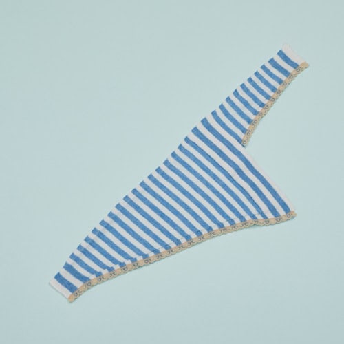 Cardie Scarf in Bluebell by Louisdog