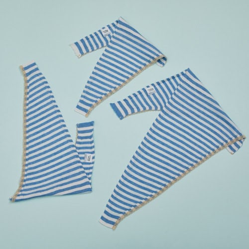 Cardie Scarf in Bluebell by Louisdog