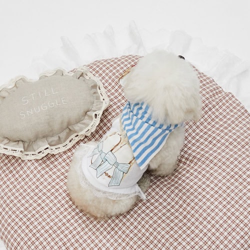 Cardie Scarf in Bluebell by Louisdog