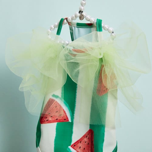 Louisdog Pool Club/ Watermelon Bodysuit