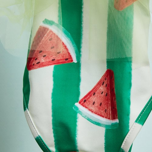 Louisdog Pool Club/ Watermelon Bodysuit