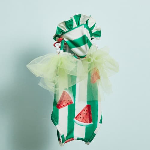 Louisdog Pool Club/ Watermelon Bodysuit